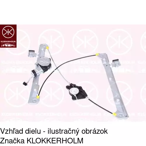 Mechanizmus sťahovania okna elektrický bez motora 1411PSG1 /POLCAR/ - obr. 1