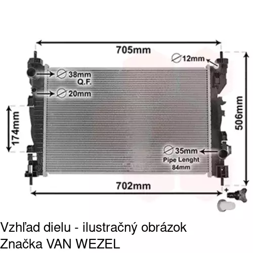 Chladiče vody 142108-5 /POLCAR/ - obr. 4