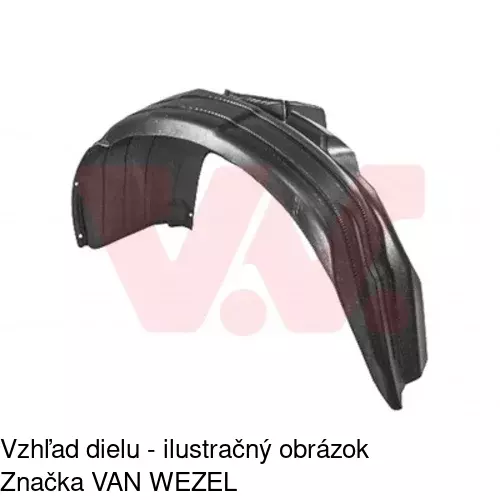 Podblatník (plast) 1421FL-1 /POLCAR/ - obr. 1