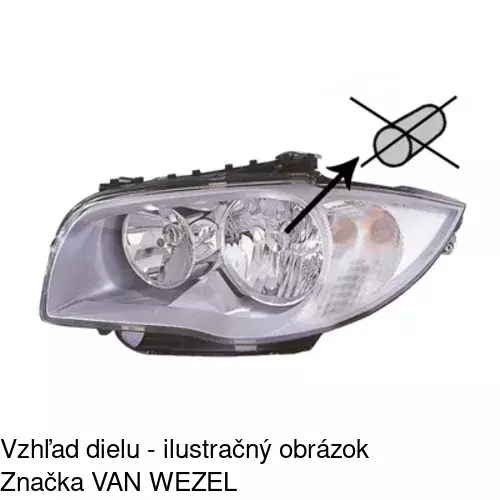 Hlavný reflektor 2001096E /POLCAR/ - obr. 3