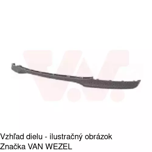 Spojler predného nárazníka 200125 /POLCAR/ - obr. 1
