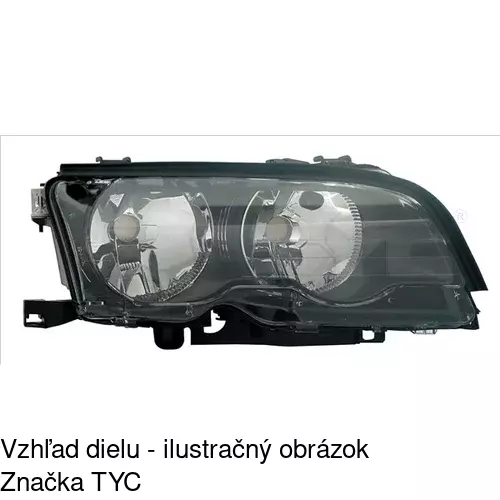 Hlavný reflektor POLCAR 2008104U