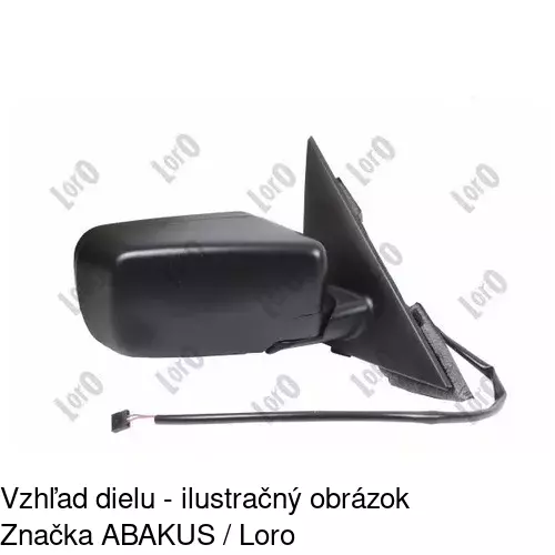 Vonkajšie zrkadlo 2008523E /POLCAR/ - obr. 1