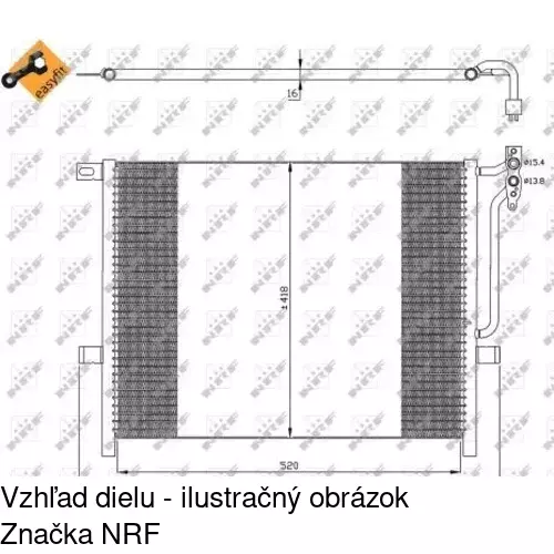 Chladiče klimatizácie 2008K8C1S /POLCAR/ - obr. 4