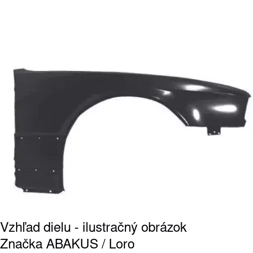 Predný blatník 201502 /POLCAR/ - obr. 1