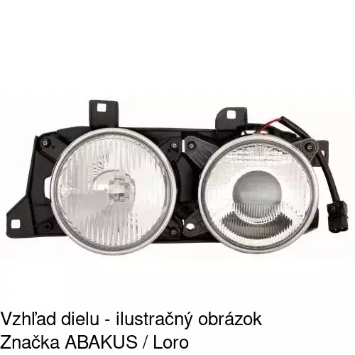 Hlavný reflektor 201509-E /POLCAR/ - obr. 1