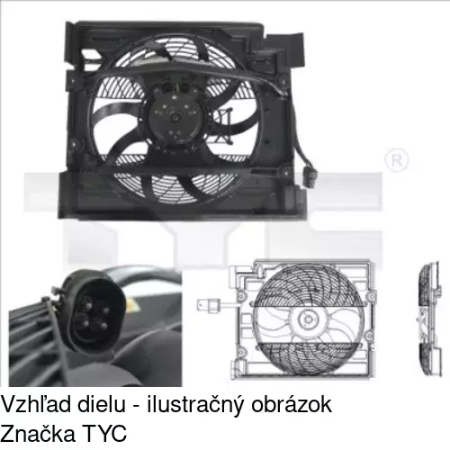 Ventilátory chladičov 201623W1-Q /POLCAR/ - obr. 2