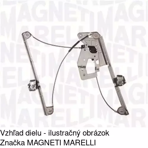 Mechanizmus sťahovania okna elektrický bez motora 2016PSG1 /POLCAR/ - obr. 2
