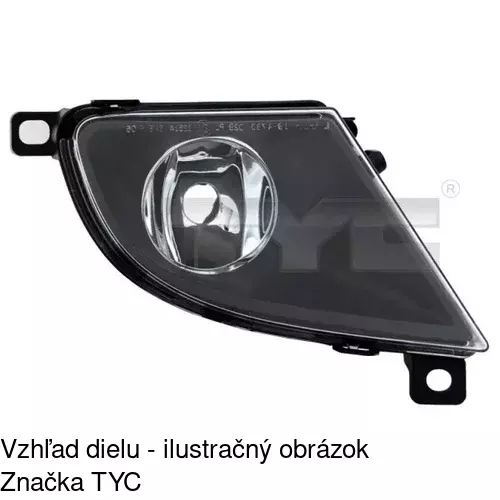 Hmlové svetlo - predné POLCAR 2017292E