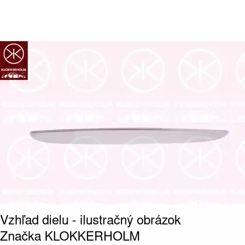 Lišta kapoty 204016-3 /POLCAR/ - obr. 1
