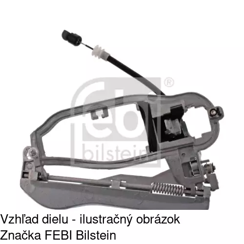 Vnútorný mechanizmus vonkajšej kľučky POLCAR 2050Z-44