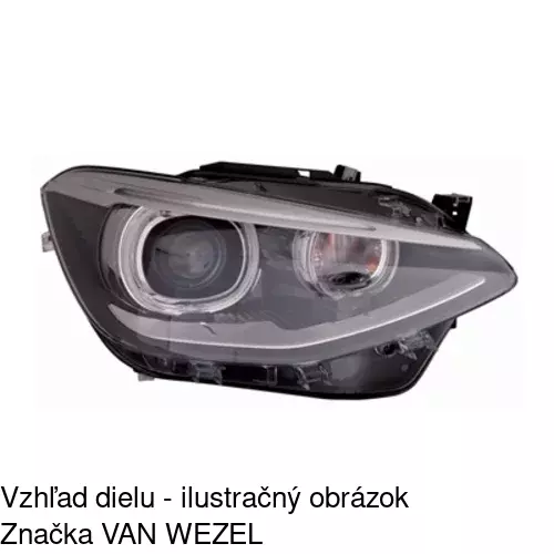 Hlavný reflektor 20C1101H /POLCAR/ - obr. 2