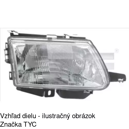 Hlavný reflektor POLCAR 230610-E