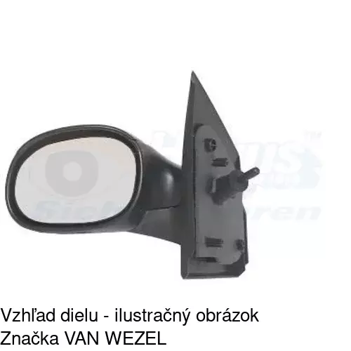 Vonkajšie zrkadlo 2308521M /POLCAR/ - obr. 2