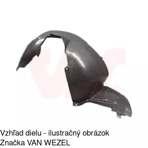 Podblatník (plast) 2308FL-1 /POLCAR/ - obr. 1