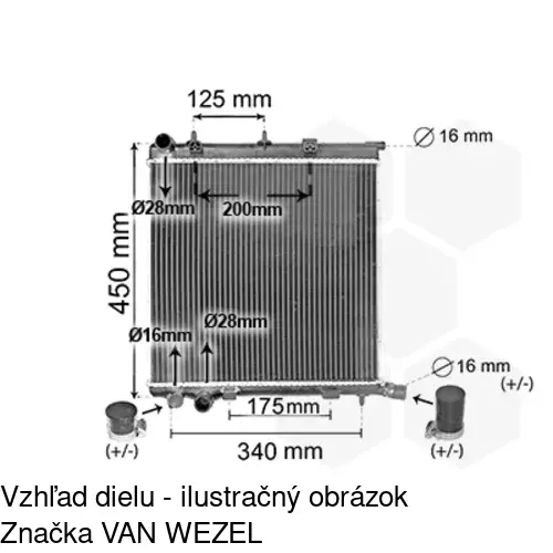 Chladiče vody 231508A4 /POLCAR/ - obr. 5