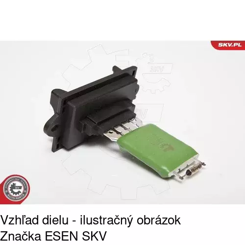 Ovládače klimatizácie 2315KST1X /POLCAR/ - obr. 2