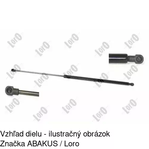 Plynová pružina 2326AB1D /POLCAR/ - obr. 1