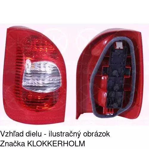 Zadné svetlo 2327871V /POLCAR/ - obr. 1