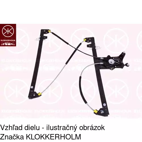 Elektrický mechanizmus okna dverí POLCAR 2327PSE1