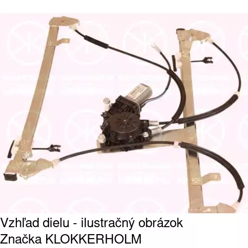 Elektrický mechanizmus okna dverí 2327PSE1 /POLCAR/ - obr. 1