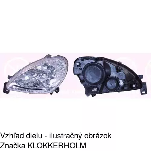 Hlavný reflektor 232810-E /POLCAR/ - obr. 1