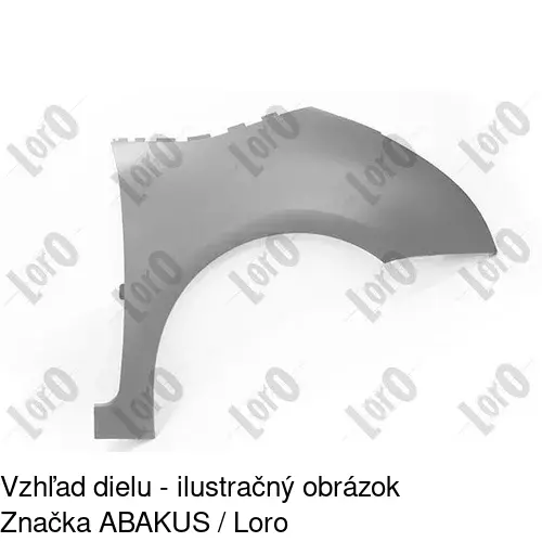Predný blatník 233102-J /POLCAR/ - obr. 1