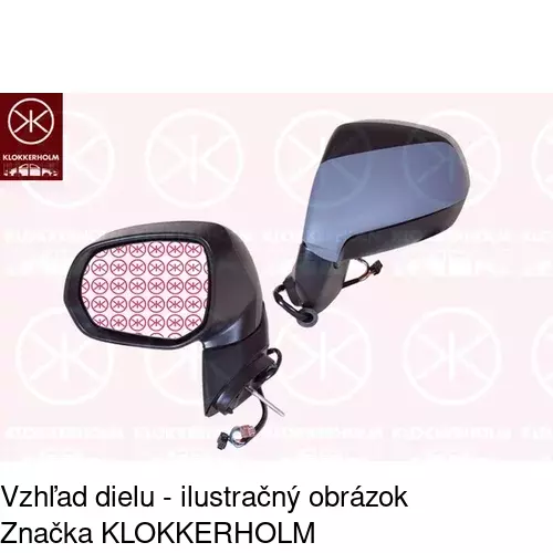 Rám vonkajšieho zrkadla 233154PE /POLCAR/ - obr. 2