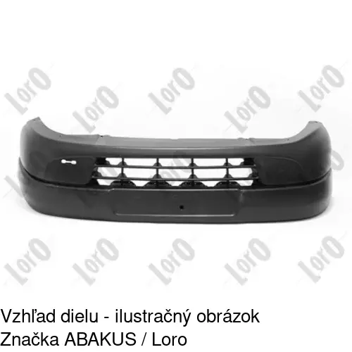 Predný nárazník POLCAR 2350072J