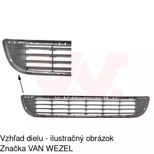 Kryt v nárazníku 235227-J /POLCAR/ - obr. 1