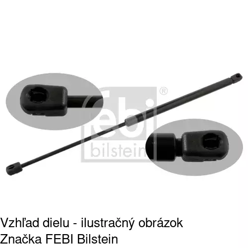 Plynová pružina 2352AW /POLCAR/ - obr. 5