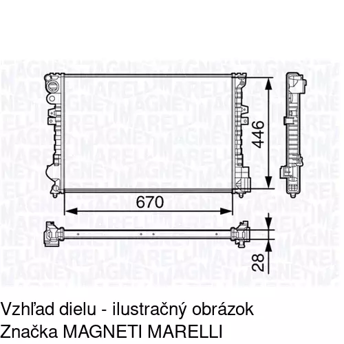 Chladiče vody POLCAR 2380084X