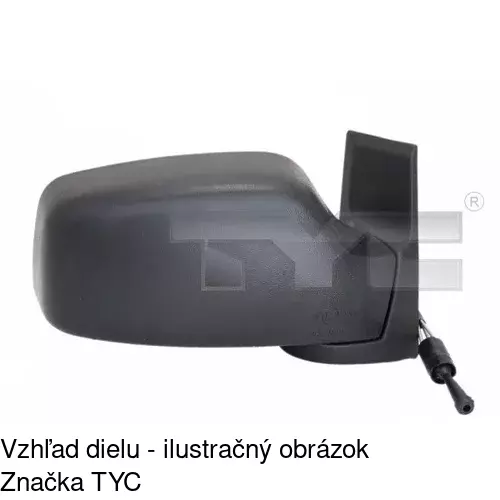 Vonkajšie zrkadlo POLCAR 2380511E