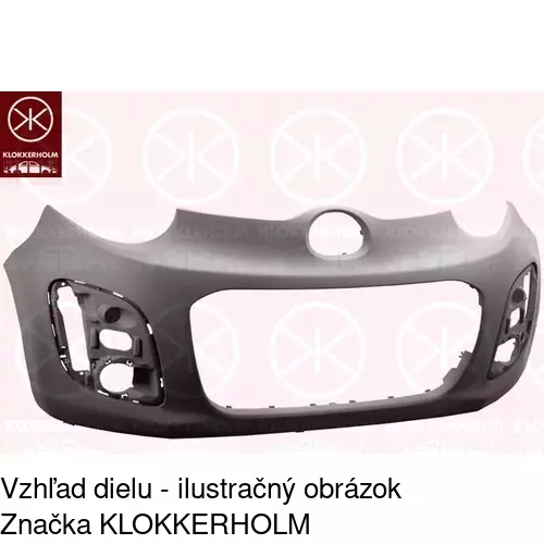 Predný nárazník POLCAR 23A107