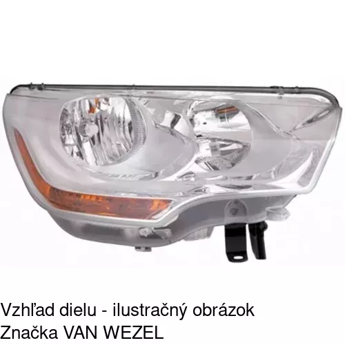 Hlavný reflektor 23C110-E /POLCAR/ - obr. 4