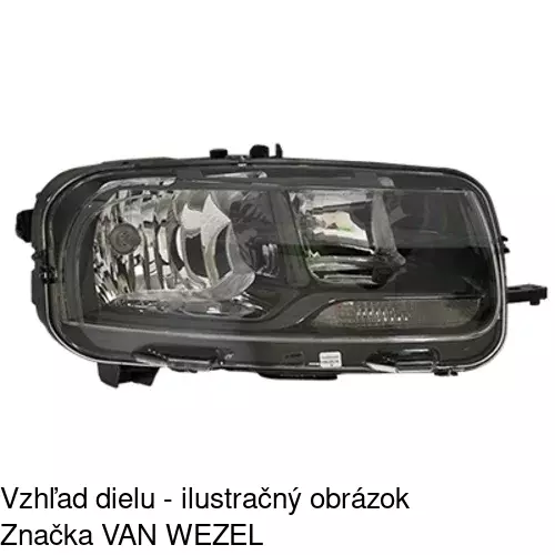 Hlavný reflektor 23L110-V /POLCAR/ - obr. 1