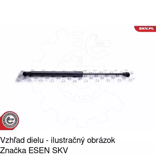 Plynová pružina 2431AB /POLCAR/ - obr. 3