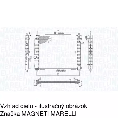 Chladiče vody 250008-X /POLCAR/ - obr. 2