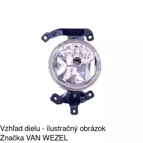 Hmlové svetlo - predné 250129-E /POLCAR/ - obr. 3