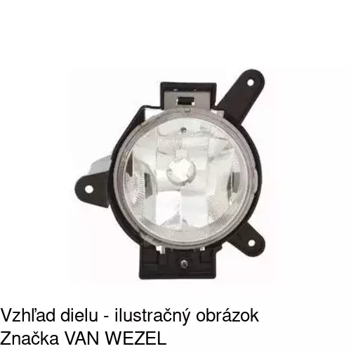 Hmlové svetlo - predné 2502292E /POLCAR/ - obr. 3