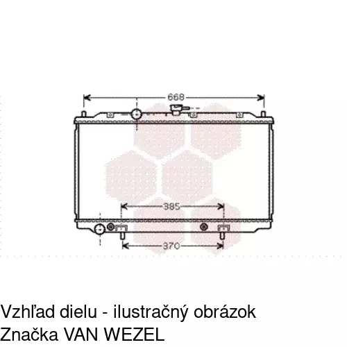Chladiče vody 2734081K /POLCAR/ - obr. 1