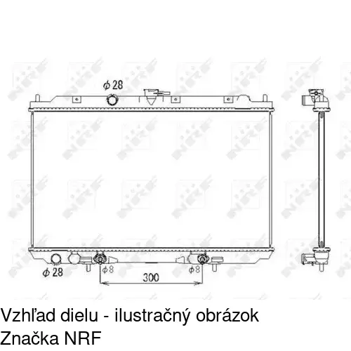 Chladiče vody 2756083K /POLCAR/