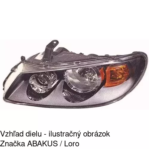 Hlavný reflektor 2757091E /POLCAR/ - obr. 1