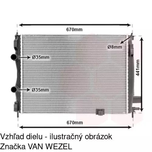 Chladiče vody 275908-2 /POLCAR/ - obr. 4