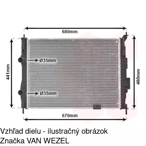 Chladiče vody 275908-5 /POLCAR/ - obr. 5