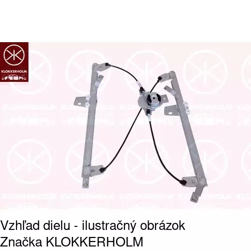 Elektrický mechanizmus okna dverí POLCAR 2759PSE2E