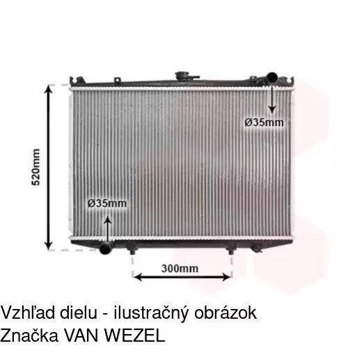 Chladiče vody 276808-4 /POLCAR/ - obr. 1