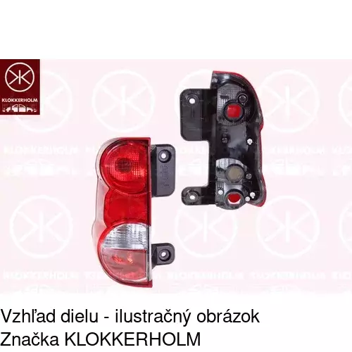 Zadné svetlo POLCAR 278787-E