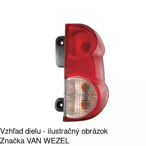 Zadné svetlo 278788-E /POLCAR/ - obr. 2