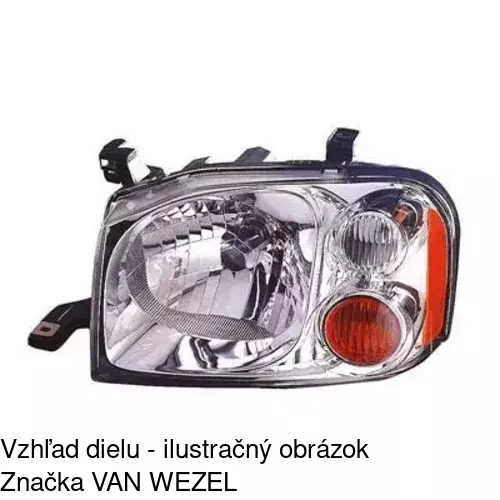 Hlavný reflektor 279709-E /POLCAR/ - obr. 3